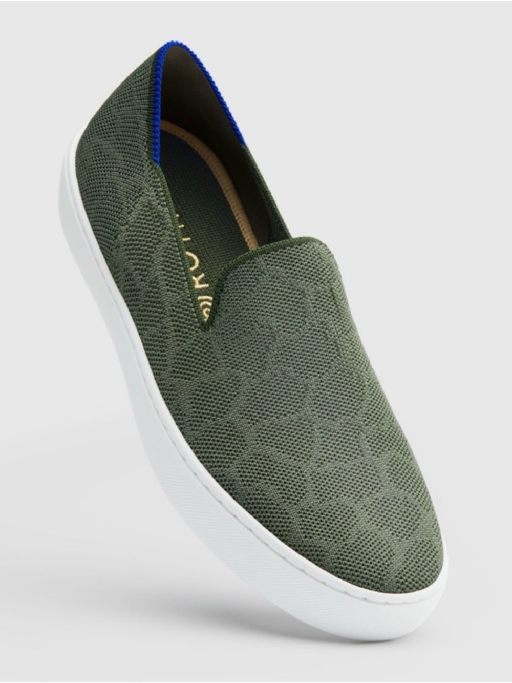 Rothy’s green slip on sneakers